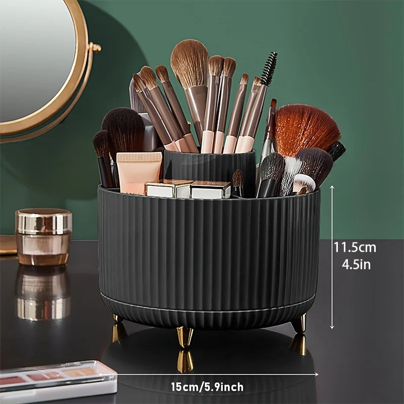 Elegant 360° Makeup Brush Organizer