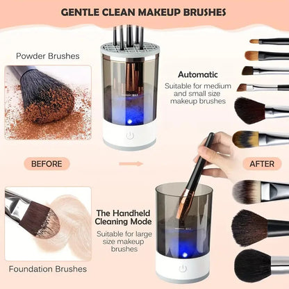 Effortless Electric Makeup Brush Cleaner