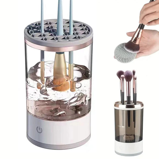 Effortless Electric Makeup Brush Cleaner