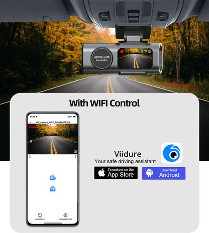 Premium 4K Dash Cam with Night Vision